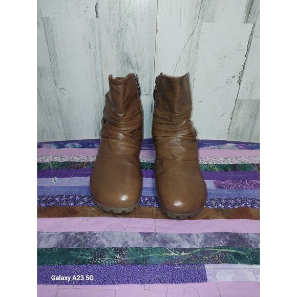 Romika Fiona Brown Slouch Ankle Boots Size 39 - Picture 2 of 11